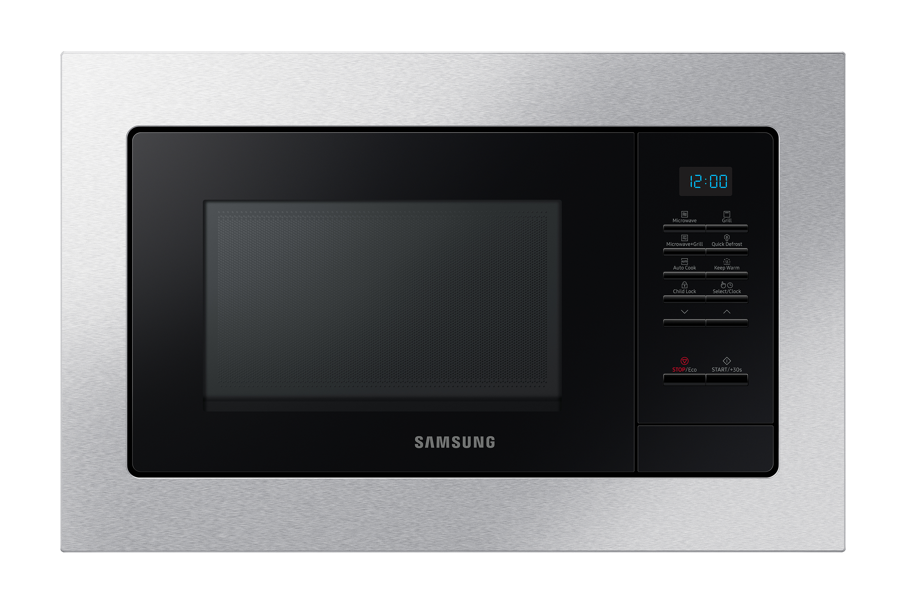 Samsung MG20A7013CT/ET forno a microonde Acciaio inox Microonde con grill Da incasso 20 L 850 W