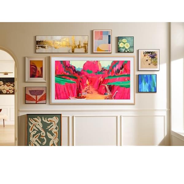 Samsung The Frame Pro AI TV 75" QE75LS03FWUXZT 4K, Processore NQ4 AI Gen3, 4K AI Upscaling, Art Mode, Matte Display, Neo Quantum HDR, Dolby Atmos & OTS, Modern Frame Design, Vision AI Smart TV, 2025