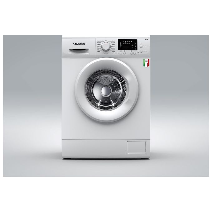 SanGiorgio SLIM-FS610L Lavatrice Frontale Slim 6 Kg 1000 rpm Classe C 15 programmi 79 dB (84x60x45 cm) colore Bianco