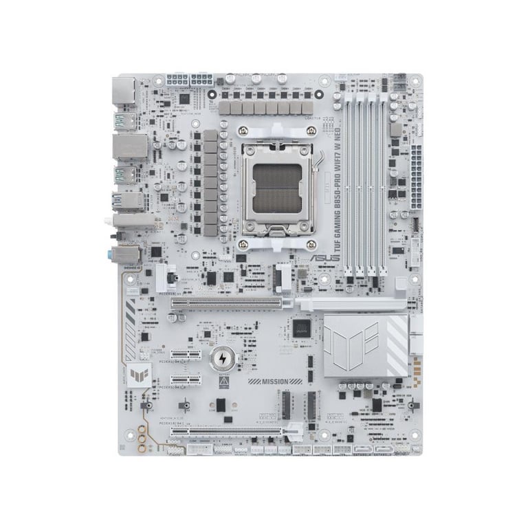 Scheda madre ASUS TUF GAMING B850-PRO WIFI7 W NEO ATX AM5 DDR5 Wi-Fi 7 2,5 GbE M.2 SATA Bianco - Nuevo