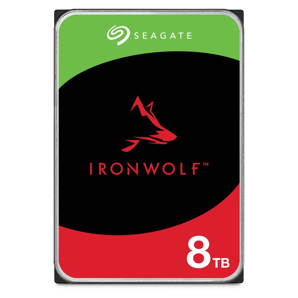 Seagate IronWolf ST8000VN002 disco rigido interno 8 TB 5400 Giri/min 256 MB 3.5 Serial ATA III