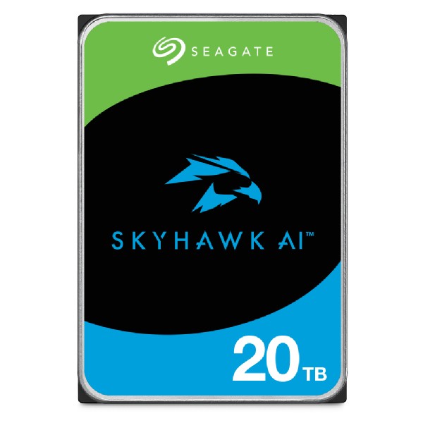 Seagate SkyHawk AI disco rigido interno 20 TB 7200 Giri/min 512 MB 3.5 Serial ATA III