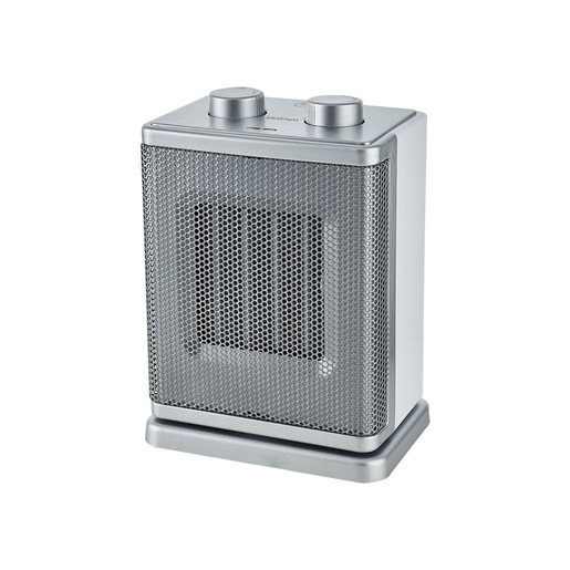 Smartway WFPH907O stufetta elettrica Interno Argento 1800 W Riscaldatore ambiente elettrico con ventilatore