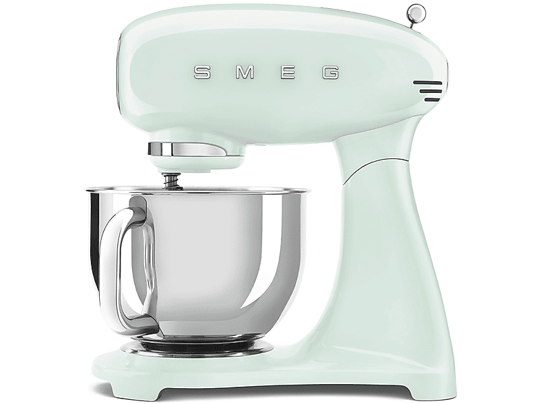 SMEG SMF03PGEU IMPASTATRICE PLANETARIA, 800 W, capacità ciotola 4,8 l, Verde Pastello