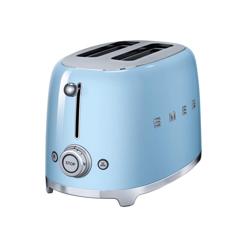 SMEG TOASTER 2X2 50�STYLE BLUE TSF01PBEU