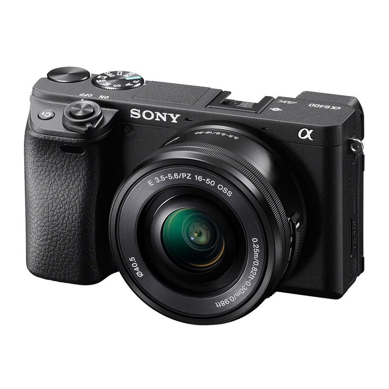 Sony Alpha 6400 + SELP1650 MILC 24,2 MP CMOS 6000 x 4000 pixel Nero - Nuevo