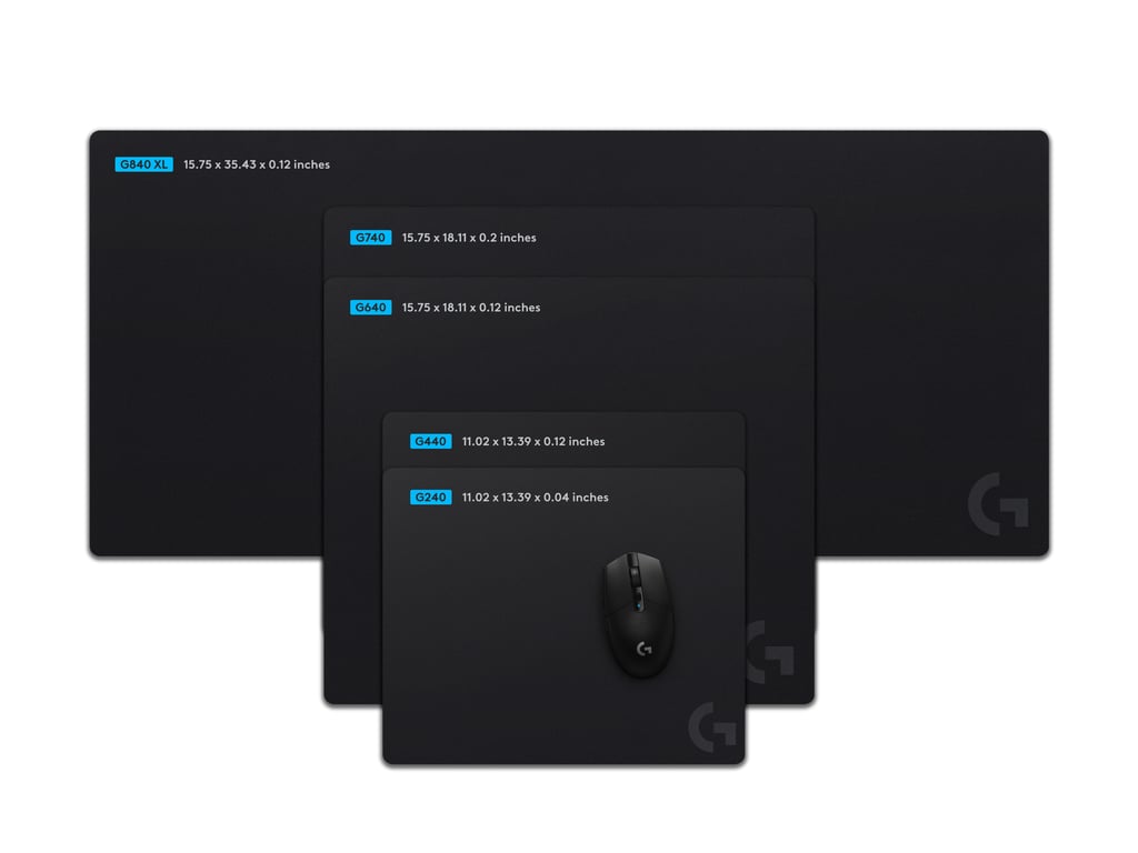 Tappetino per mouse da gioco G640 nero - Nuevo