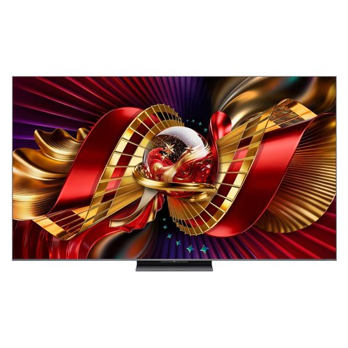 TCL C8L TV 65C8L SQD Mini LED da 65", 4K HDR, 5000 nit, 2.040 zone di dimming, Google TV, 144Hz, Dolby Vision & Atmos, Audio Bang & Olufsen