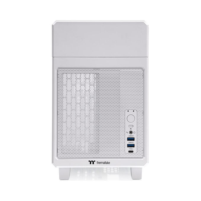 Thermaltake CA-11A-00S6NN-00 TR100 Case Mini Tower Mini ITX Compatibilita' Scheda Madre 2 Vani 2.5'' 36 cm Lunghezza Massima Scheda Grafica colore Bianco