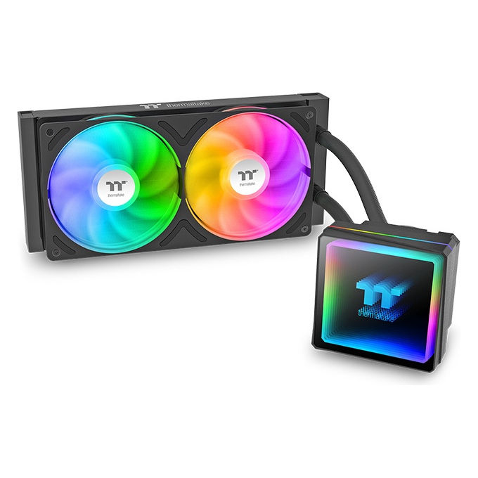 Thermaltake CL-W465-PL12SW-A TH240 V3 ARGB Dissipatore a liquido All-in-One 240 mm 2 ventole 12 cm Nero