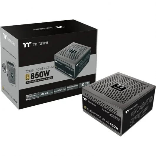 Thermaltake Toughpower Gf A3 850W 80 Plus Gold Alimentazione completamente modulare - Nuevo