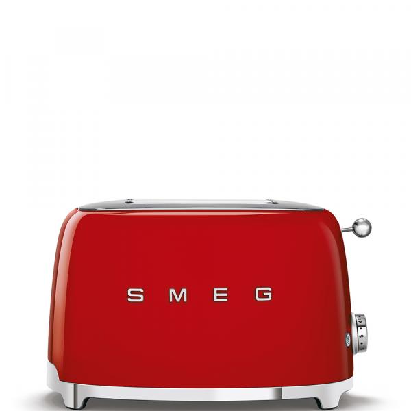 Tostapane SMEG 50's Style Aesthetic TSF01RDEU, 950 W - Rosso lucido - Nuevo