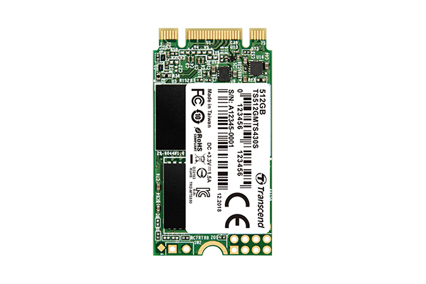 Transcend 430S M.2 512 GB Serie ATA III 3D NAND - Nuevo