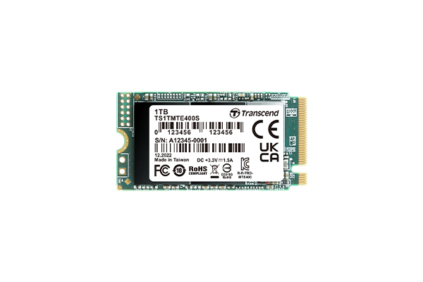 Transcend PCIe SSD 400S 1Tb M.2 PCI Express NVMe 3D NAND - Nuevo