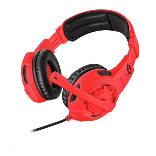 Trust GXT 310-SR Spectra Auricolare Cablato A Padiglione Gaming Nero, Rosso