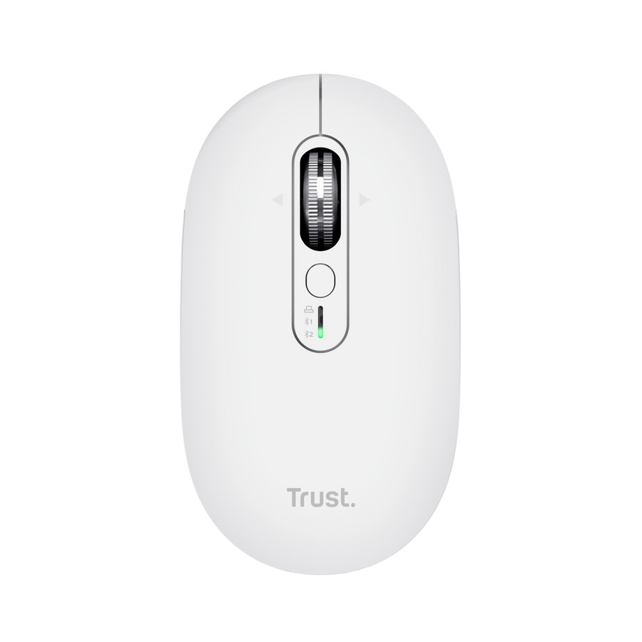 Trust Mouse Wireless Hyperscroll Ricaricabile Multiconnect Wl 24Ghz + 2X Bt Ultrasottile Silent - 3