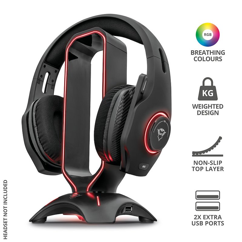 Trust Supporto per cuffie RGB Gxt265