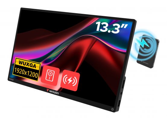 Verbatim 32087 TV e monitor portatile Nero 33,8 cm (13.3") 1920 x 1200 Pixel